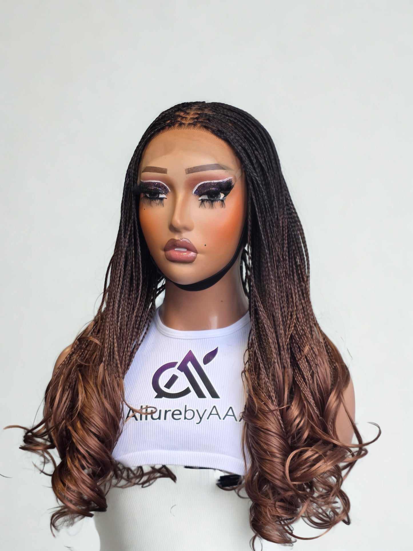 French Curls Braided Wig